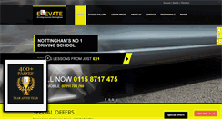 Desktop Screenshot of drivinglessonsnottinghamelevate.com